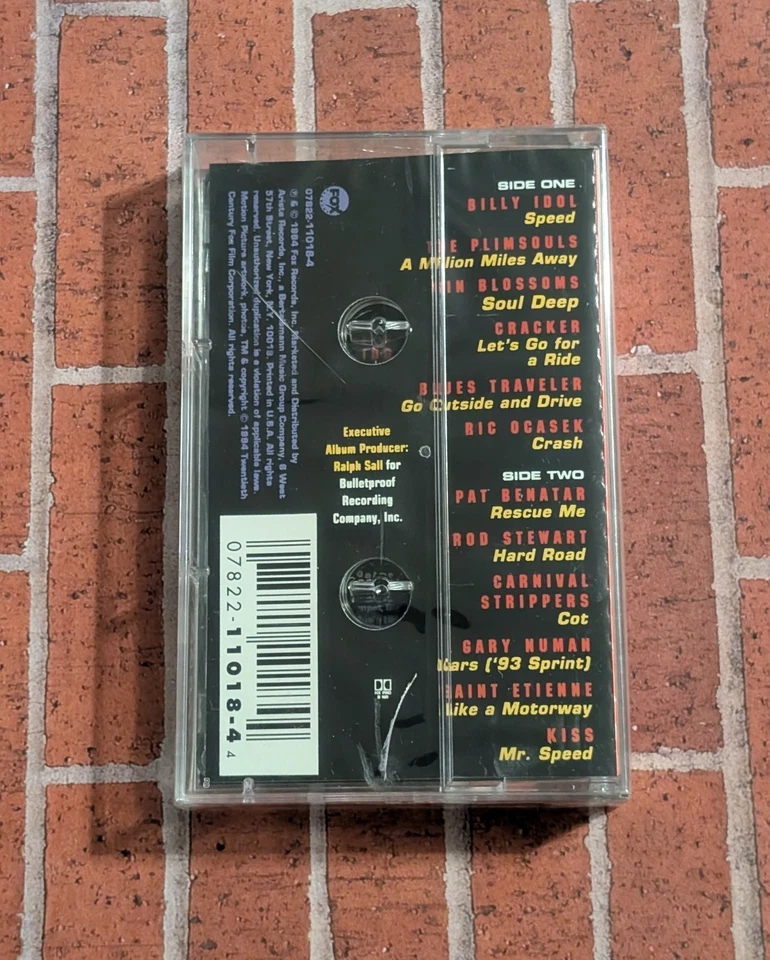 Speed Movie Soundtrack (1994 CD) 90s Gin Blossoms Kiss Gary Numan Keanu - Sealed - Image 2 of 4