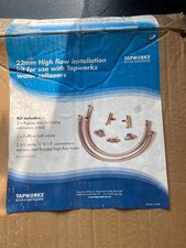 Tapworks 22mm High Flow Installation Kit Water Softener Bypass Valves Hoses