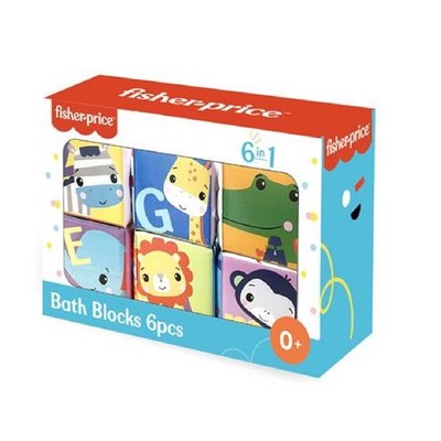 Fisher Price Baby Badeblöcke 6 Stück verschiedene Designs