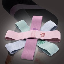 Resistance Hip Booty Bands Glute Thigh Elastic Workout Bands Squat Circle Stretc