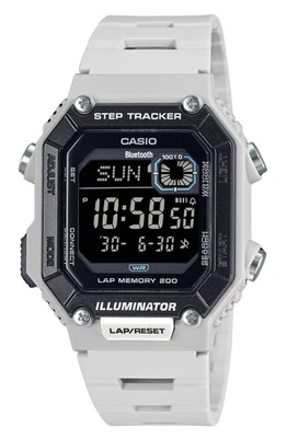 Casio BLUETOOTH Digital Mobile Link Schrittzähler WS-B1000-8BV 100M Herrenuhr - Bild 1 von 3