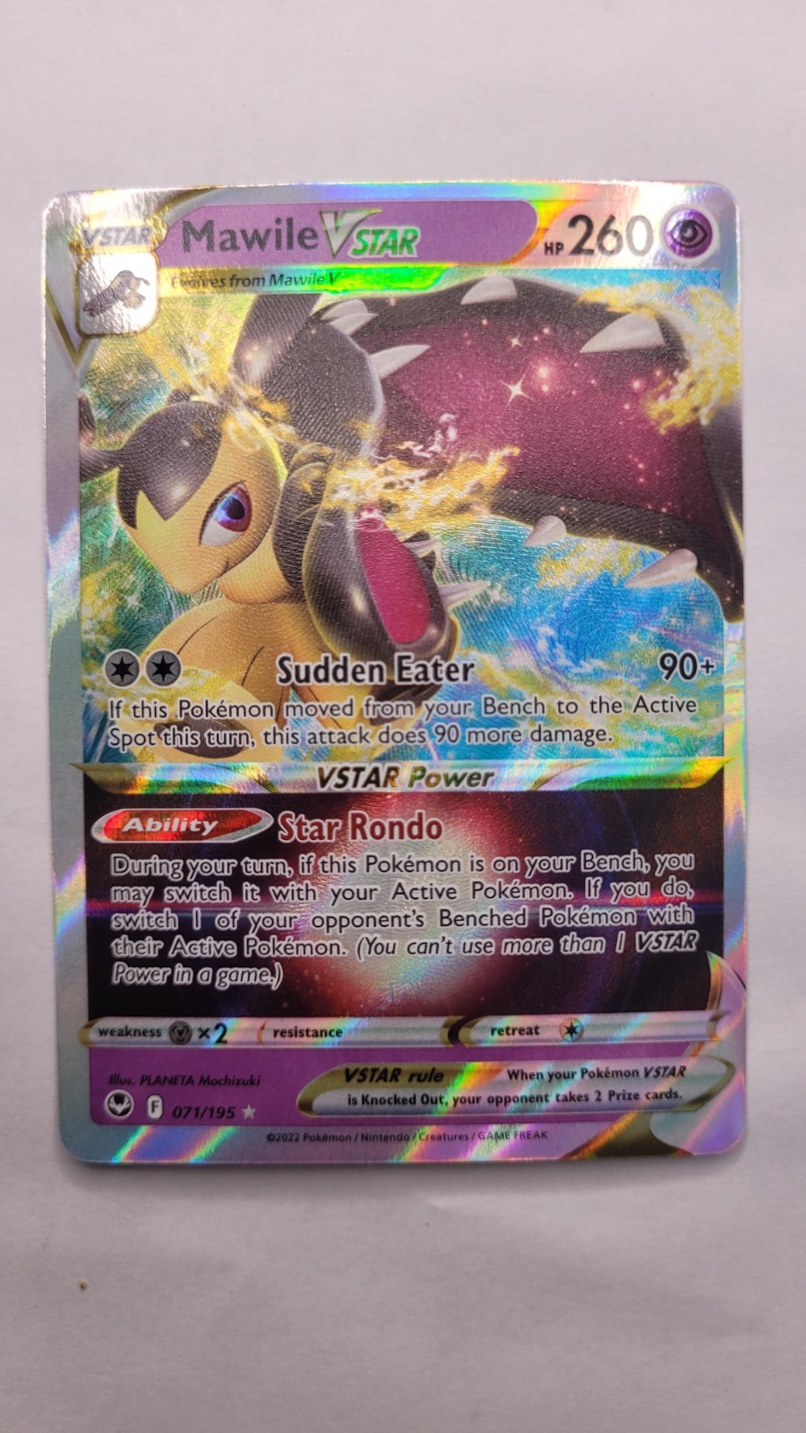 Pokemon TCG Mawile VSTAR 71/195 Silver Tempest NM