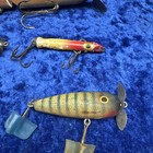 Vintage Lot Of 6 Wooden Lures All Different, Great Variety, And Colors ￼ — photo 8
