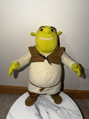 VINTAGE Talking Shrek Plush 2003 Hasbro TESTED Works Great Says Many Phrases EUC
