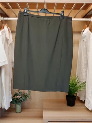 ARMANI COLLEZIONI SKIRT PENCIL GREY SIZE 50 UK 16-18 FORMAL SILK BLEND WOMEN - Image 1 of 4