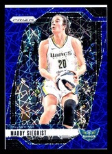 2024 Panini Prizm WNBA #94 Maddy Siegrist Blue Velocity Prizm Dallas Wings