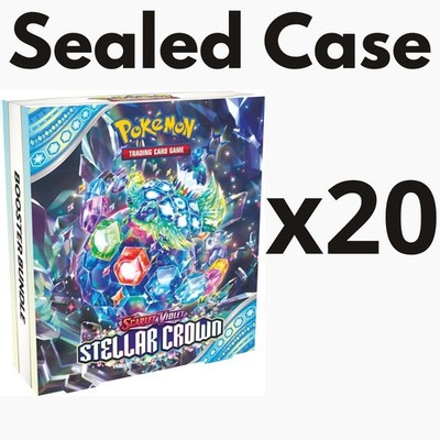 Pokemon Stellar Crown Booster Bundle Sealed Case English | eBay