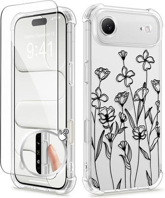 for Iphone Air Case Floral, [Full Camera Protection] [Screen Protector] Slim Cle