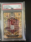 2024 Panini Mosaic Jayden Daniels #302 Rookie Reactive Yellow Mosaic Prizm PSA 9