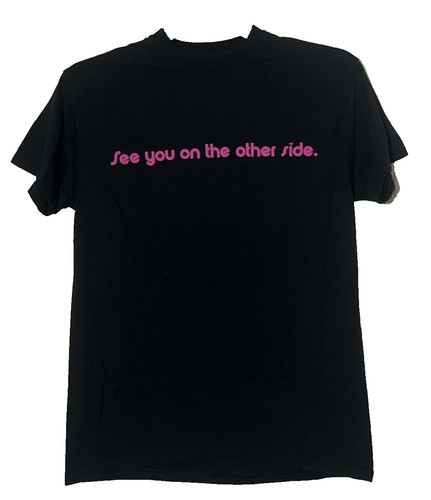 Utopia Astroworld "See You On The Other Side" T-Shirt Black & Pink Size Small