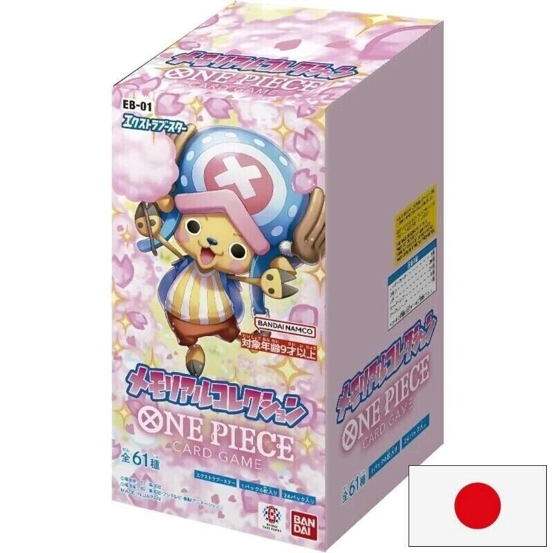 ONE PIECE EB-01 EXTRA BOOSTER MEMORIAL COLLECTION BOX 24 BOOSTERS JP PRIX FRAKC