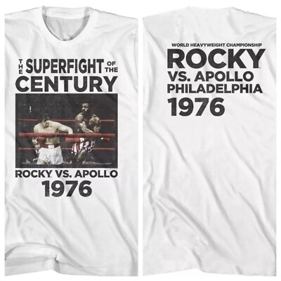 Rocky Balboa T-Shirt 1976 Heavyweight Championship  Apollo Creed Philadelphia
