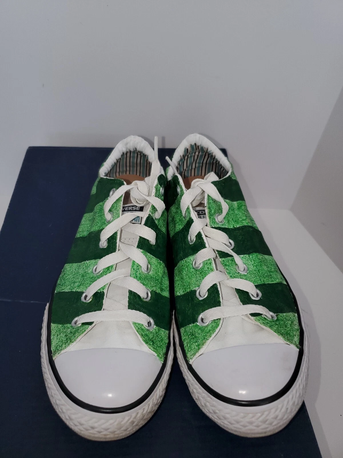 converse all star sneaker giovani e donne scintillanti tonalità verde taglia 5