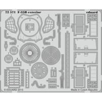 MW22 Eduard 72571 F-35B Exterior 1/72 Pe Set For