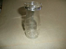 Vintage Lawson Milk Co Akron OH Half Pint Milk Bottle