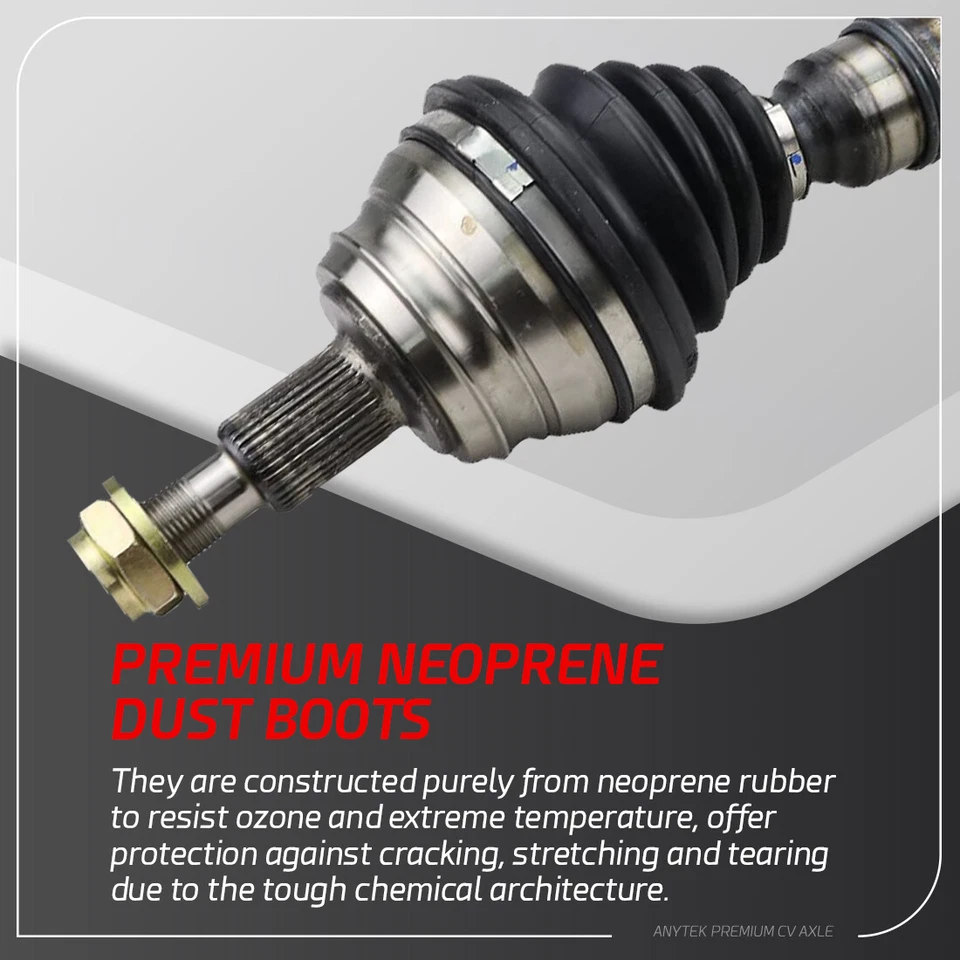 Eje delantero derecho CV para Volkswagen Beetle Golf Jetta 1999-2005 2003 2004 Foto 4 de 4