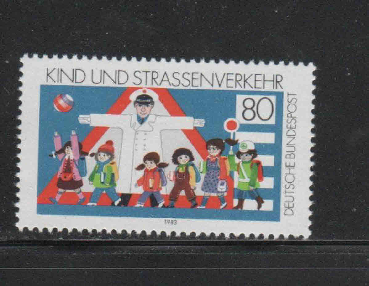 GERMANY #1398 1983 CHILDREN & ROAD SAFETY MINT VF NH O.G | eBay