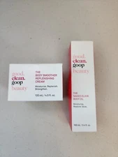 Good.clean.goop beauty LOT Of 2  The Naked Elixir Body Oil & The Body Smoother