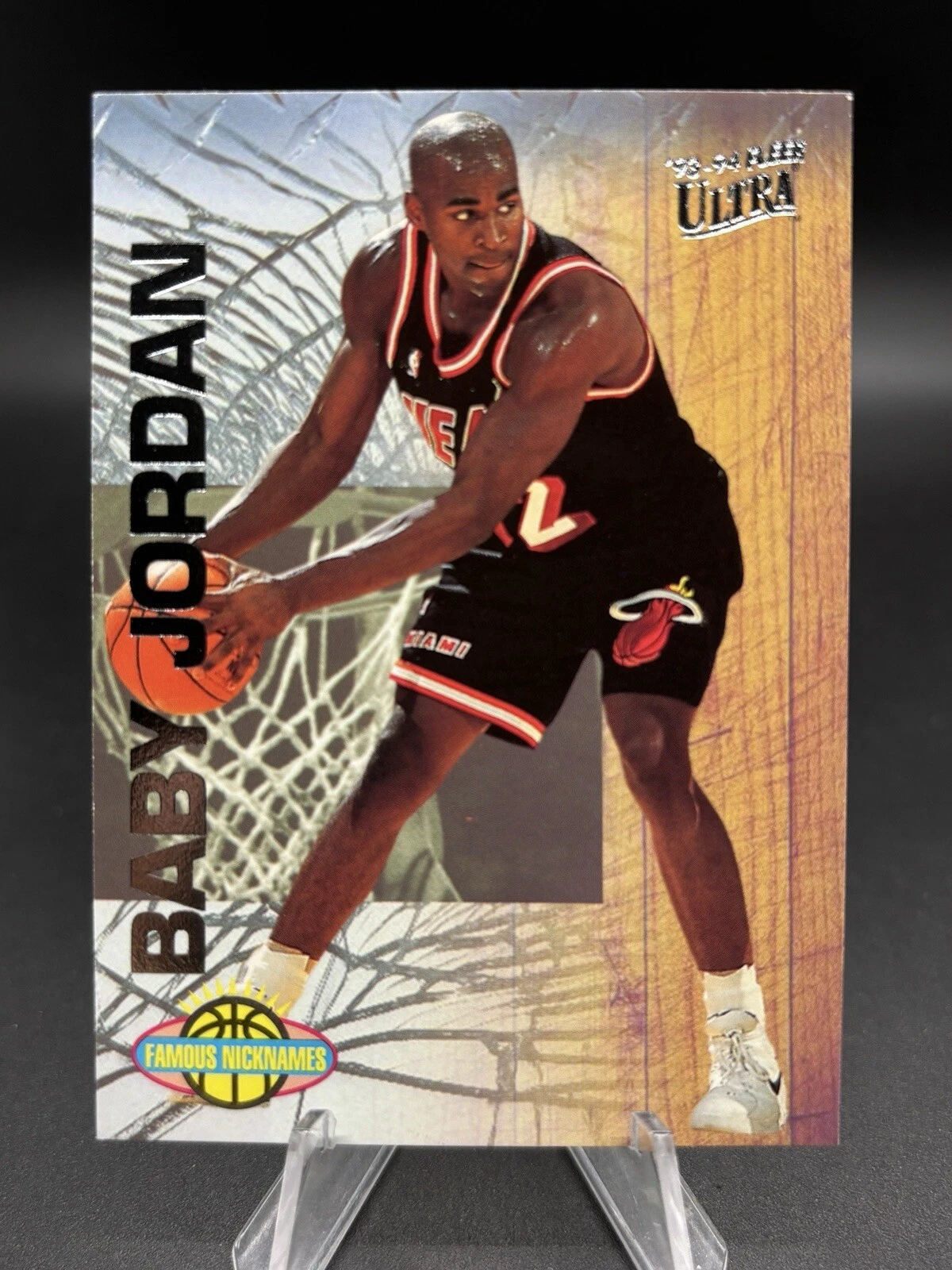 Harold Miner trading card