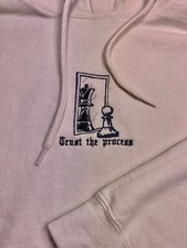 Embroidered Hoodie-Trust the Process Chess pieces