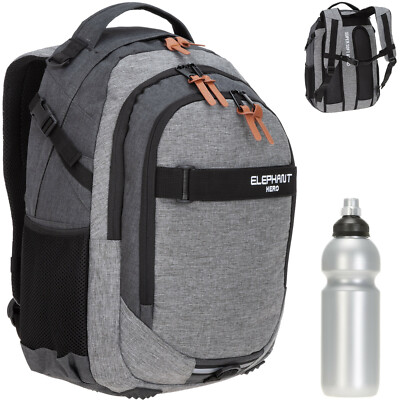 Rucksack Schulrucksack Jungen Elephant Signature Schulranzen 12723 TT Grau +f