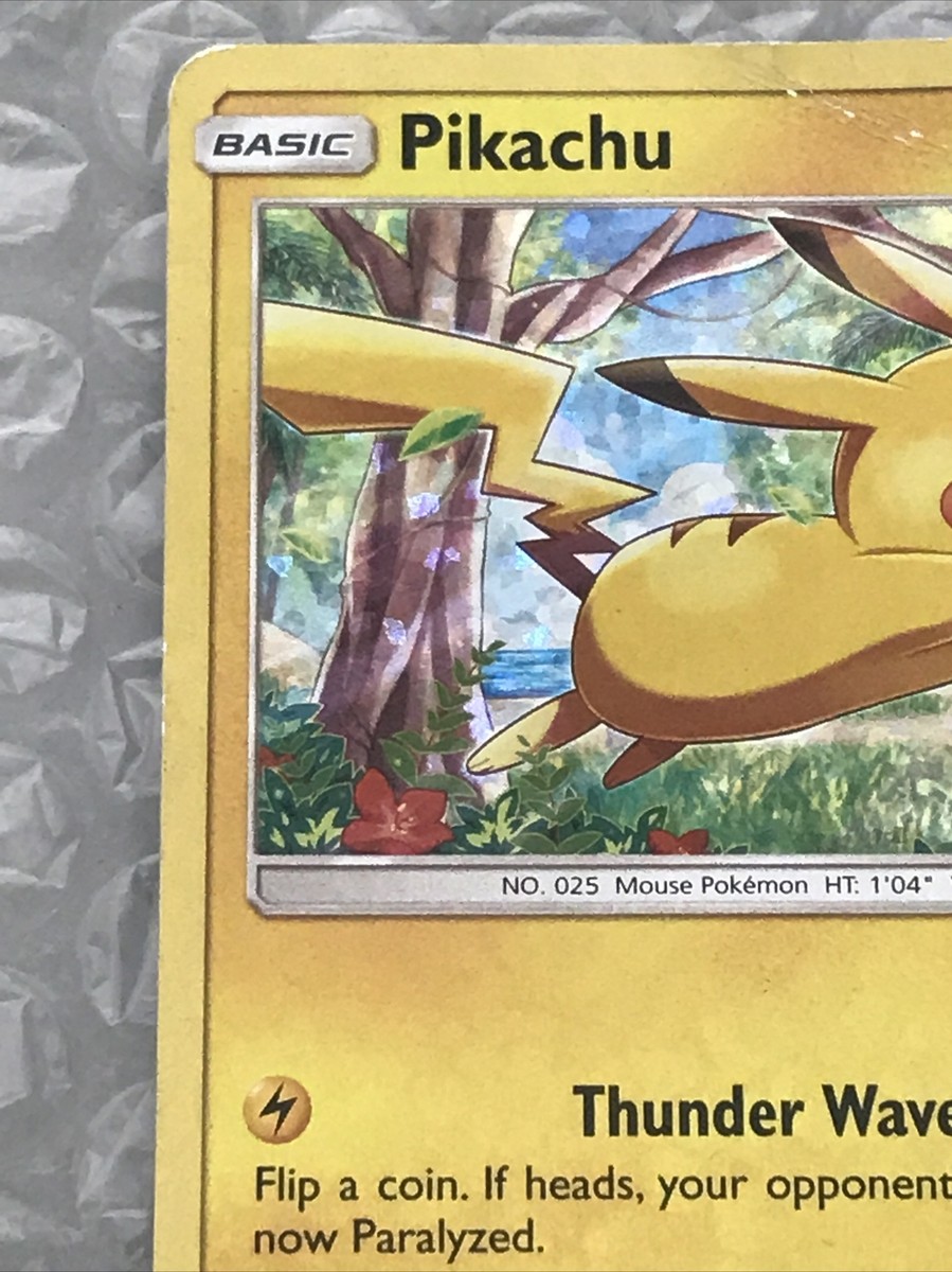 Pokemon PIKACHU Card 2016 MCDONALD'S Set 5/12 Holo Foil Promo