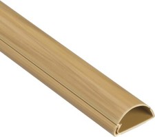 D-Line EU/1D301 Mini Cable Trunking | Self-Adhesive Cable Covers | Oak