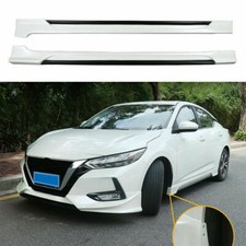 Whiteblack Side Skirt Extension Spoiler Lip For Nissan Sylphy Sentra 2020-2022 Whiteblack Side Skirt Extension Spoiler Lip For Nissan Sylphy Sentra 2020-2022