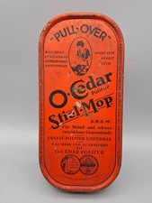 antike Blechdose O Cedar Stiel Mop Politur Berlin, vintage Deckel Dose DRGM 030