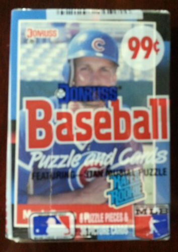1988 Donruss  Cello Pack  With  Mark Grace - Rated Rookie  On Top  Mint - Picture 1 of 2