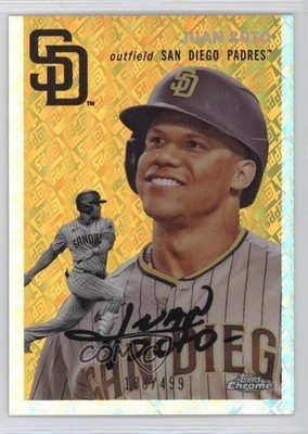 2023 Chrome Platinum Anniversary Topps Refractor 188/499 Juan Soto #346 4k8