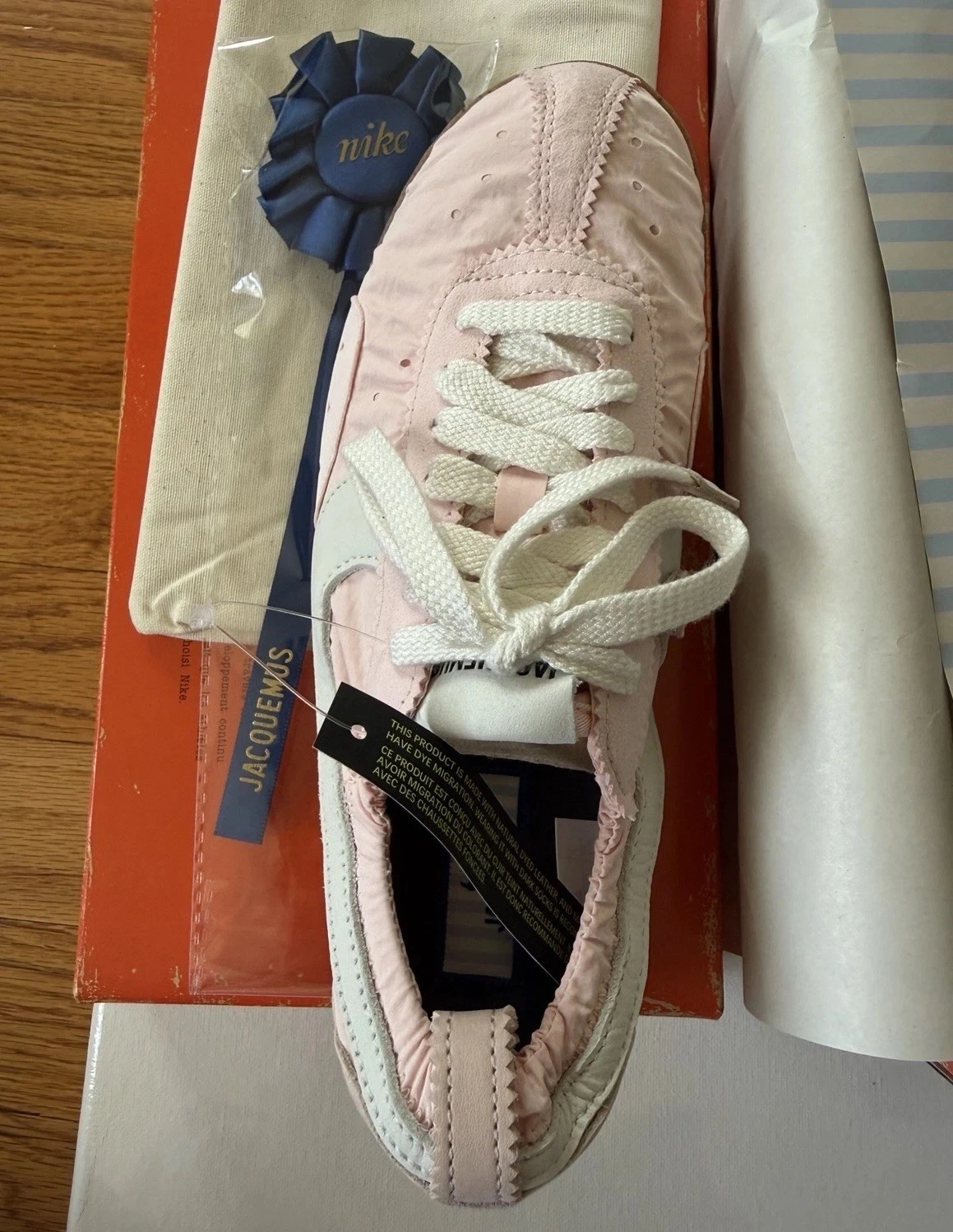 Jacquemus — ✅In Hand Jacquemus Nike Moon Shoe SP Pale Pink Sneakers W 7 M 5.5 EU 38 NIB