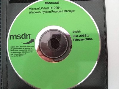 Microsoft Virtual PC 2004 & Windows System Resource Manager w/ 5 Keys for 5 PCs