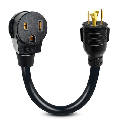 #ad #ad Generator to Welding Adapter Cord NEMA L14 20P Plug 4 Prong 20A Locking Male ... $15.81