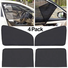 4PCS Car Window Front Rear Mesh screen Sun Shade Cover Windshield Sunshade Visor