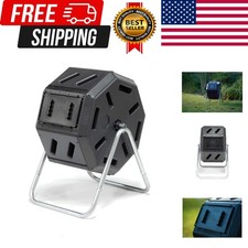 IM2000 Tumbling Composter Canadian-Made, 100% Recycled Resin - Outdoor Rotati...