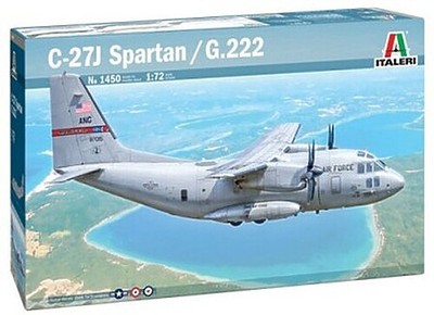 Italeri C27J/G222 Spartan Cargo Transport Aircraft - Plastic Model Airplane Kit