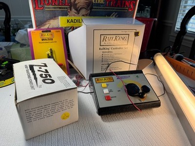   O SCALE -MTH Rail King Z-750 Power Unit -75 WATT & controller L2274