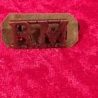 Original WW1 / WW2 British Royal Navy, Royal Marines Lapel Title Badge