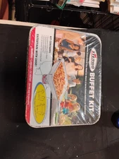 "Sterno" Buffet Kit/NIP/ Contains Wire Rack, Water Pan,Food Pan And Can Fuel