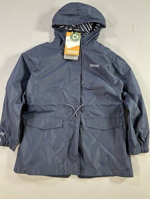 Regatta Ballina wasserdichte Kinderjacke Größe 9-10 Jahre marineblau 