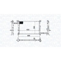 Magneti Marelli KÜHler WasserkÜHler Passend FüR Fiat Tipo | 350213203800