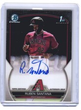 2023 Ruben Santana Bowman Chrome 1st Bowman Auto RC #CPA-RSA (H1186)