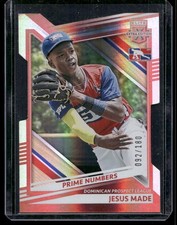 2022 Panini Elite Extra Edition #187 Jesus Made Prime Numbers C Die Cut #/180