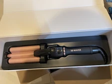 BEACHWAVER 3B Waver 3 BARRELS  - Midnight Rose. NEW IN BOX Triple Barrel Curling