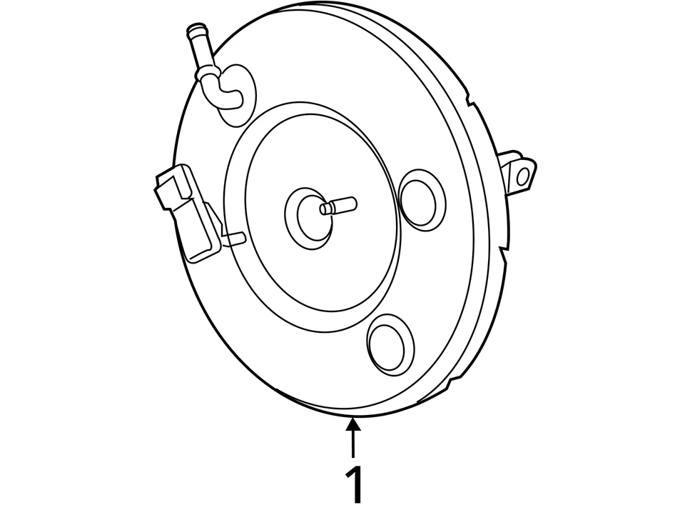 Potenciador de freno compatible con 18-22 ACCENT 104914391 Foto 4 de 4