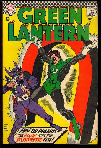 Green Lantern #47 Nice Silver Age Superhero Vintage DC Comic 1966 VG-FN