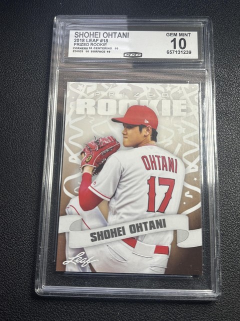 Shohei Ohtani 2018 Prized Rookie CCG 10