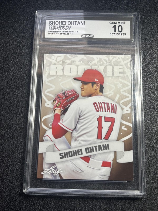 Shohei Ohtani 2018 Prized Rookie CCG 10
