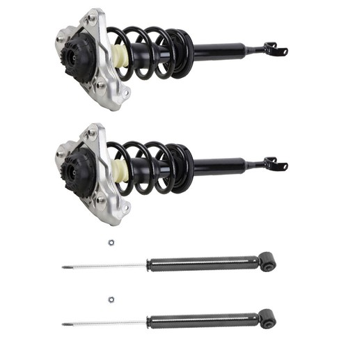 For Audi A4 Quattro & A4 2007 Front Rear Strut Spring & Shocks GAP - Picture 1 of 5